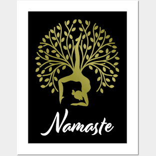 Yoga Joga Namaste Cat Dog Mandala Llama Gift Idea Posters and Art